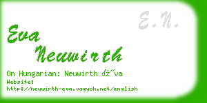 eva neuwirth business card